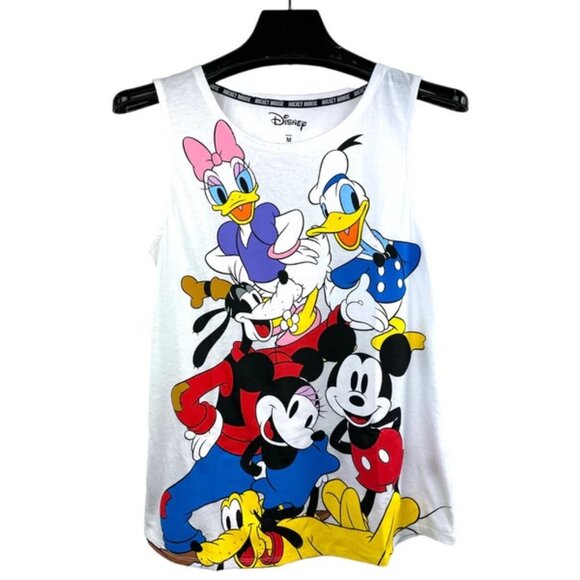 DISNEY MICKEY & FRIENDS Junior Plus Size Sleeveless Top Size 1X, 2X, 3X - Picture 1 of 5